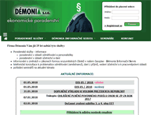 Tablet Screenshot of demonia.cz